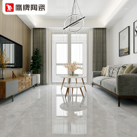 鹰牌 客厅地砖800x800瓷砖地面砖 灰色地板砖全抛釉客厅地砖 闪电灰