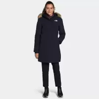 北面(The North Face)女士 Arctic Parka 550填充鹅绒 保暖舒适中长款派克大衣 户外羽绒衣