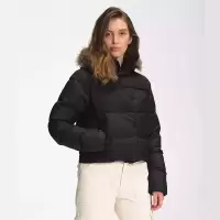 北面(The North Face)女士 Dealio系列 550填充鹅绒 轻便舒适保暖 短款 连帽羽绒夹克 羽绒服女