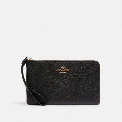 蔻驰COACH 新款Large Corner Zip Wristlet 时尚休闲简约百搭 卡包钱包 手提包 女