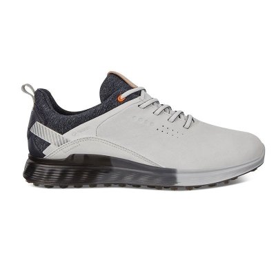 爱步(ECCO男鞋 S-THREE SPIKELESS GOLF系列 GORE-TEX防水 舒适稳定 运动休闲高尔夫鞋男