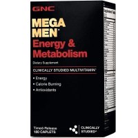 健安喜(GNC) mega men ENERGY能量代谢 180片 运动型多维片美国进口 男性复合维生素