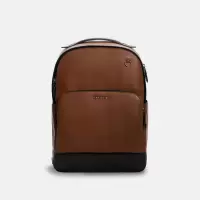 蔻驰COACH 奢侈品 新款Graham Backpack 简约百搭 运动双肩背包男C2934 QB/SD