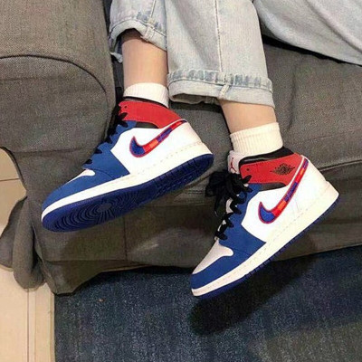 耐克(NIKE)男鞋 AJ1 MID中帮正品篮球鞋 时尚百搭舒适 运动实战篮球鞋男852542-146