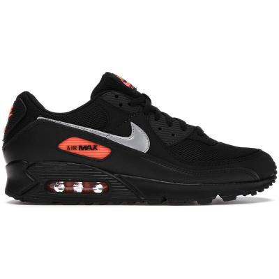 耐克NIKE 正品男鞋 22年新款Air Max 90 Black 缓震透气舒适 运动跑步鞋男DJ6881-001