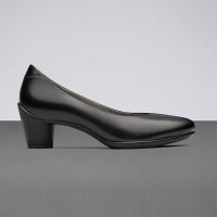 爱步(ECCO)女鞋SCULPTURED 45系列 4.5厘米鞋跟 正装通勤 精致柔软女式纯色高跟鞋 一脚蹬低帮休闲鞋女