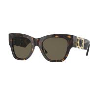 范思哲Versace太阳镜 奢侈品棕色全框 夏季防紫外线 运动风太阳镜墨镜女VE4415U