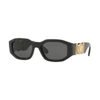 范思哲Versace太阳镜 奢侈品黑色全框 夏季防紫外线 经典款时尚休闲太阳镜墨镜男VE4361