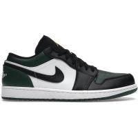 [限量]耐克 AJ 男鞋 Jordan 1 Low Green Toe防滑缓震抗冲击 运动休闲低帮篮球鞋男