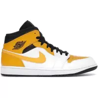 [限量]耐克 AJ1男鞋Jordan 1 Mid University缓震透气舒适 运动实战篮球鞋男554724-170