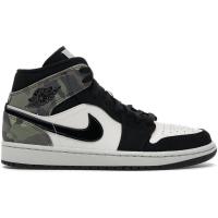 [限量]耐克 AJ1男鞋Jordan 1 Mid Camo 2020 缓震透气舒适 运动实战篮球鞋男CW5490-001