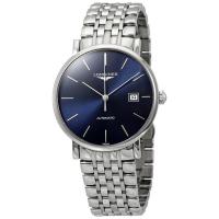 [官方正品]浪琴LONGINES 瑞士名表 优雅的蓝色表盘自动男士手表L49104926