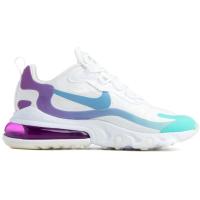 [限量]耐克NIKE 运动透气减震 Air Max 270 React 时尚百搭休闲跑步鞋女 AT6174-102