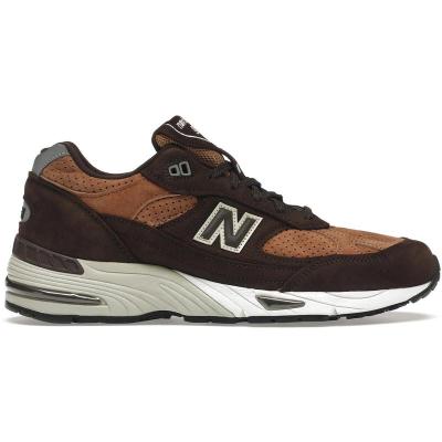 [官方正品]新百伦New Balance 991系列 男士运动休闲时尚百搭运动跑鞋 棕褐色 M991DBT