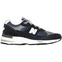 [官方正品]新百伦New Balance 991系列MiUK女士运动时尚潮流休闲跑步鞋 海蓝/灰色/白色 W991NV