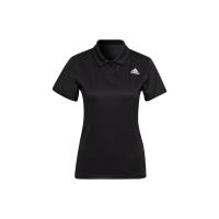 正品进口阿迪达斯adidas 纯色Logo短袖Polo衫女款黑色2969841