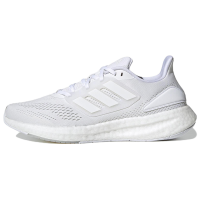 adidas Pureboost 22 减震运动 织物耐磨透气低帮休闲跑步鞋男款白2916368