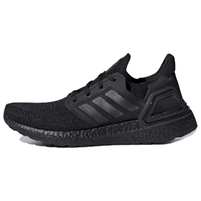 阿迪达斯adidas Ultraboost 20 黑武士日常休闲慢跑鞋编织系带四季防滑耐磨低帮跑步鞋女款黑色70912