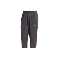 adidas Farm Rio Yoga 3/4 Pants 纯色Logo标识瑜伽七分针织运动裤男款黑色9198002