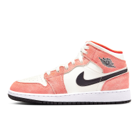 Jordan Air Jordan 1 Mid "Orange Suede 潮流中帮复古篮球鞋粉色3582518