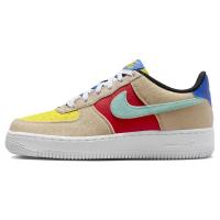 正品进口耐克Nike Air Force 1 Low 防滑耐磨时尚休闲鞋舒适透气低帮板鞋棕黄红色4342239