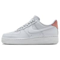 正品进口耐克Nike Air Force 1 合成革减震低帮板鞋男女同款白粉8235291