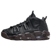 海外代购正品 耐克Nike Air More Uptempo 稳定防滑耐磨女款黑色中帮复古篮球鞋DV1137-001