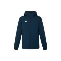 海外直邮 Under Armour 纯色Logo徽标拉链连帽长袖棉服男款 22600902-408