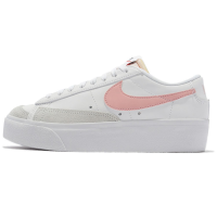 海外代购 耐克NIKE 专柜直邮 Blazer Low platform 轻便耐磨女款白色低帮板鞋 DJ0292-103