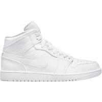 Jordan 乔丹 Air Jordan 1 Mid Shoes 男士简约经典运动鞋 透气支撑稳定耐磨舒适防滑中帮休闲鞋