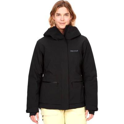 MARMOT 土拨鼠 24新秋冬新款女士户外休闲衣 Refuge Insulated 保暖耐磨舒适休闲连帽棉服