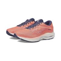 MIZUNO 美津浓 Wave Rider 27 女款缓震防滑运动慢跑鞋稳定抓地力 正品代购