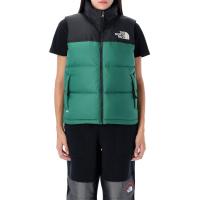 北面(The North Face)1996复古Nuptse女款羽绒马甲户外棉质立领拉链背心 代购