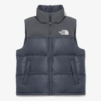 北面(The North Face)男士时尚经典防风保暖羽绒马甲NUPTSE ON BALL轻质耐磨户外无袖夹克