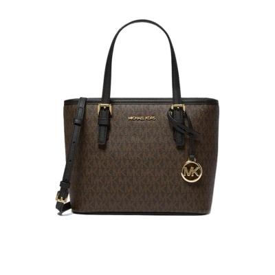 Michael Kors 迈克科尔斯 女款小号单肩包 35T9GTVT0B-BROWN BLK 社交多功能手挎包