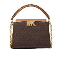 Michael Kors 迈克科尔斯 深棕色小号老花斜挎包 女士单肩包 32F1GCDC1B-252