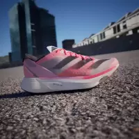 Adidas 阿迪达斯 ADIZERO ADIOS PRO 3 跑步鞋女士舒适耐磨健身训练运动鞋防滑缓震