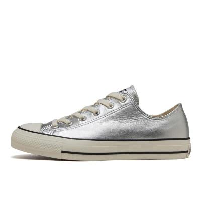 匡威(Converse) 女士皮革休闲鞋 时尚亮面简约低帮系带鞋女鞋板鞋 早春新品