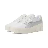 彪马(Puma)复古风格PUMA女鞋圆头系带楔形平台板鞋透气舒适橡胶底