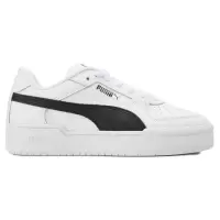 彪马(Puma)儿童皮质休闲板鞋柔软舒适经典款白色运动鞋