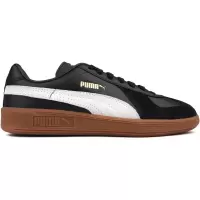 彪马(Puma)儿童黑色休闲板鞋轻便耐磨户外运动鞋