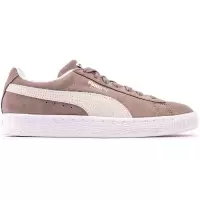 彪马(Puma)儿童经典休闲板鞋灰色麂皮低帮运动鞋