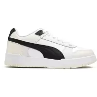 彪马(Puma)男款复古皮质 lace-up 板鞋舒适内垫防滑橡胶底休闲运