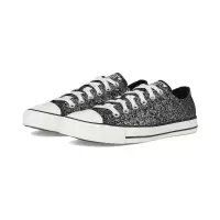 匡威(CONVERSE)闪耀迷人低帮闪粉帆布鞋舒适圆头透气橡胶底