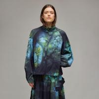 阿迪达斯(adidas)Y-3满印防撕裂尼龙运动夹克女款宽松百搭潮流时