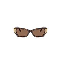 Swarovski施华洛世奇女款猫眼太阳眼镜深棕色镜片闪耀水晶装饰时