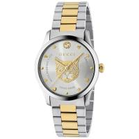 古驰Gucci石英男士双色不锈钢腕表38毫米商务休闲防水潮男手表