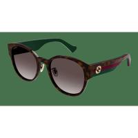 古驰(GUCCI)女士太阳镜潮牌新款哈瓦那色百搭生物尼龙镜框茶色镜