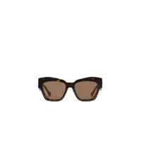 古驰(GUCCI)女士猫眼太阳镜时尚标志性双G设计100%防UVA/UVB