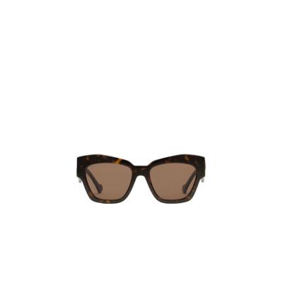 古驰(GUCCI)女士猫眼太阳镜时尚标志性双G设计100%防UVA/UVB